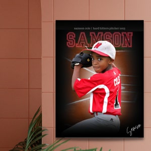 Custom Sports Poster for Any Sport | Digital Design | Perfect Team or player| Hobby or Sport | Digital Design for Personalized Team Gifts