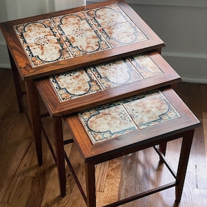 Danish Mid Century Nesting Tables