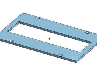 Flacher Teller mit DIN 1 Ausschnitt für Tablet Halter