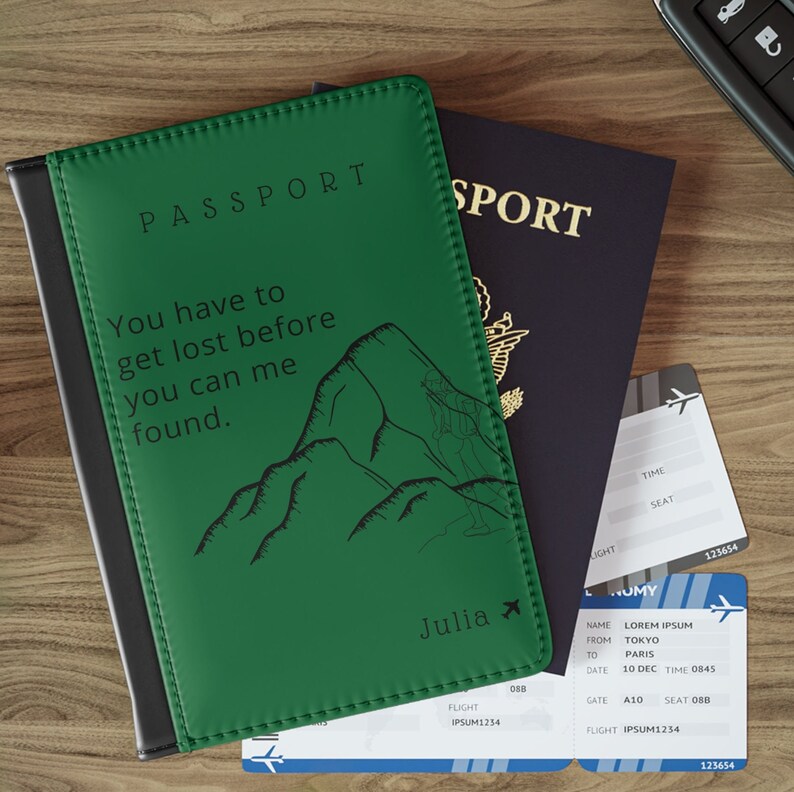 Custom Passport Cover Personalized Passport Holders Engraved Etsy