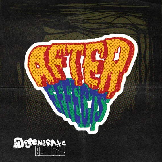 Vintage Styled After Effects Vinyl Sticker