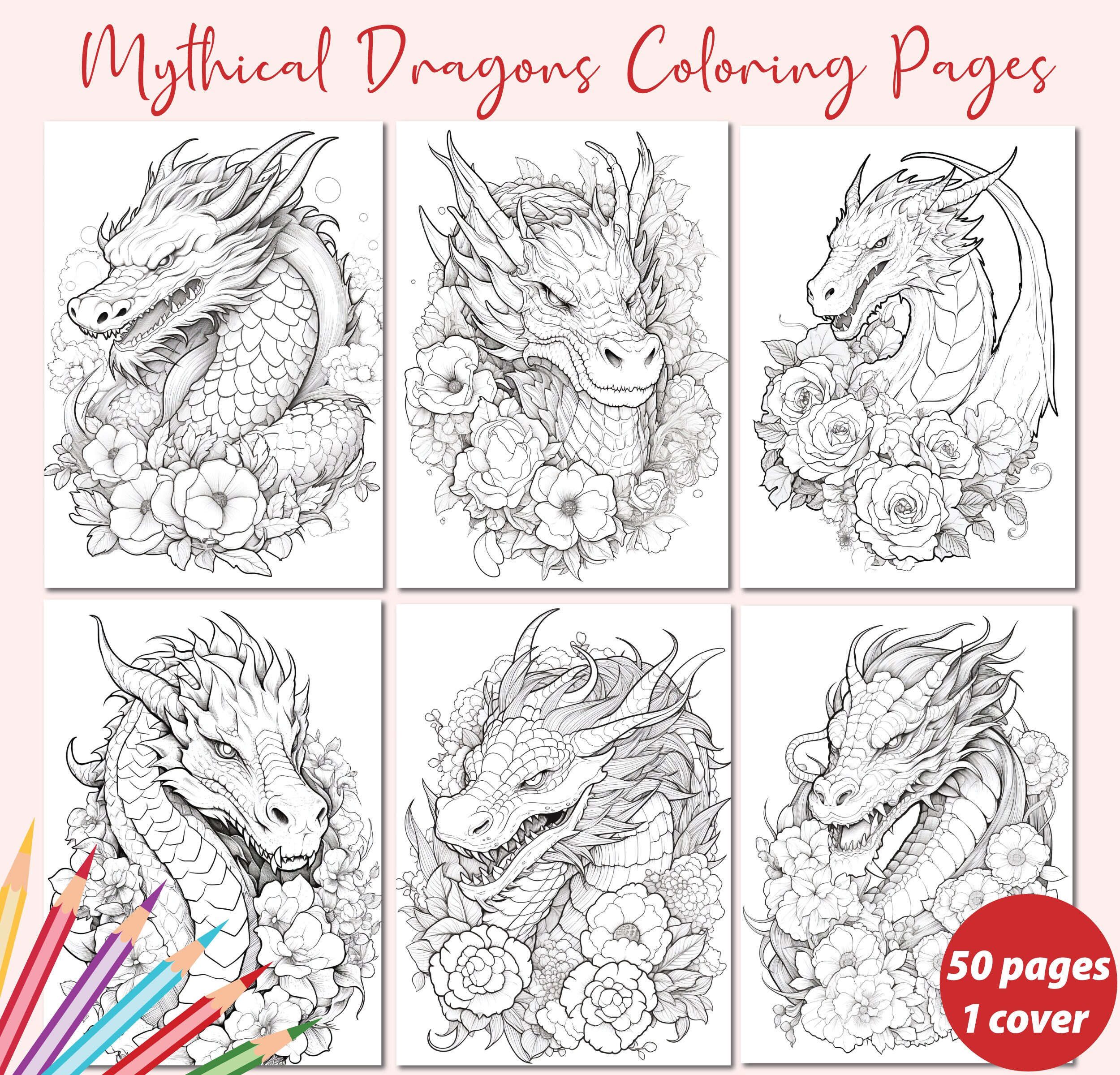Printable Coloring Pages For Mythical Dragon Coloring Pages For Adults printable-coloring-pages-for-mythical-dragon-coloring-pages-for-adults