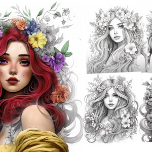 30 Customized KDP coloring pages interior PDF, book cover,  printable coloring pages for kids and adults, personalized, commercial use