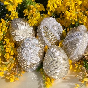 Sofreh Aghd Decorative Eggs for Persian Wedding: 5 Piece Set, Large Sized Eggs
