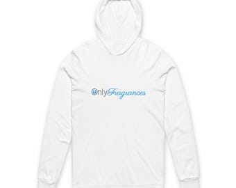 Only Fragrances logo Hoodie | QR Code Back Long Sleeve Tee