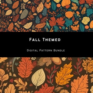 Autumn Graphics Bundle, digital paper, digital scrapbooking, rustic digital paper