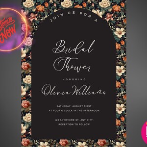 Carte postale de paquets d'invitation, fond floral d'invitation à une fête de mariage, ensemble de papeterie de mariage personnalisée, enveloppes incluses, cartes Save the Date,
