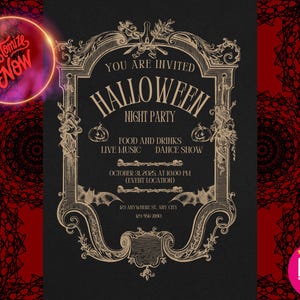 Lot d'invitations à une fête d'Halloween, jeu de cartes postales avec enveloppes, pack d'invitations effrayantes, invitations d'Halloween personnalisées, Halloween