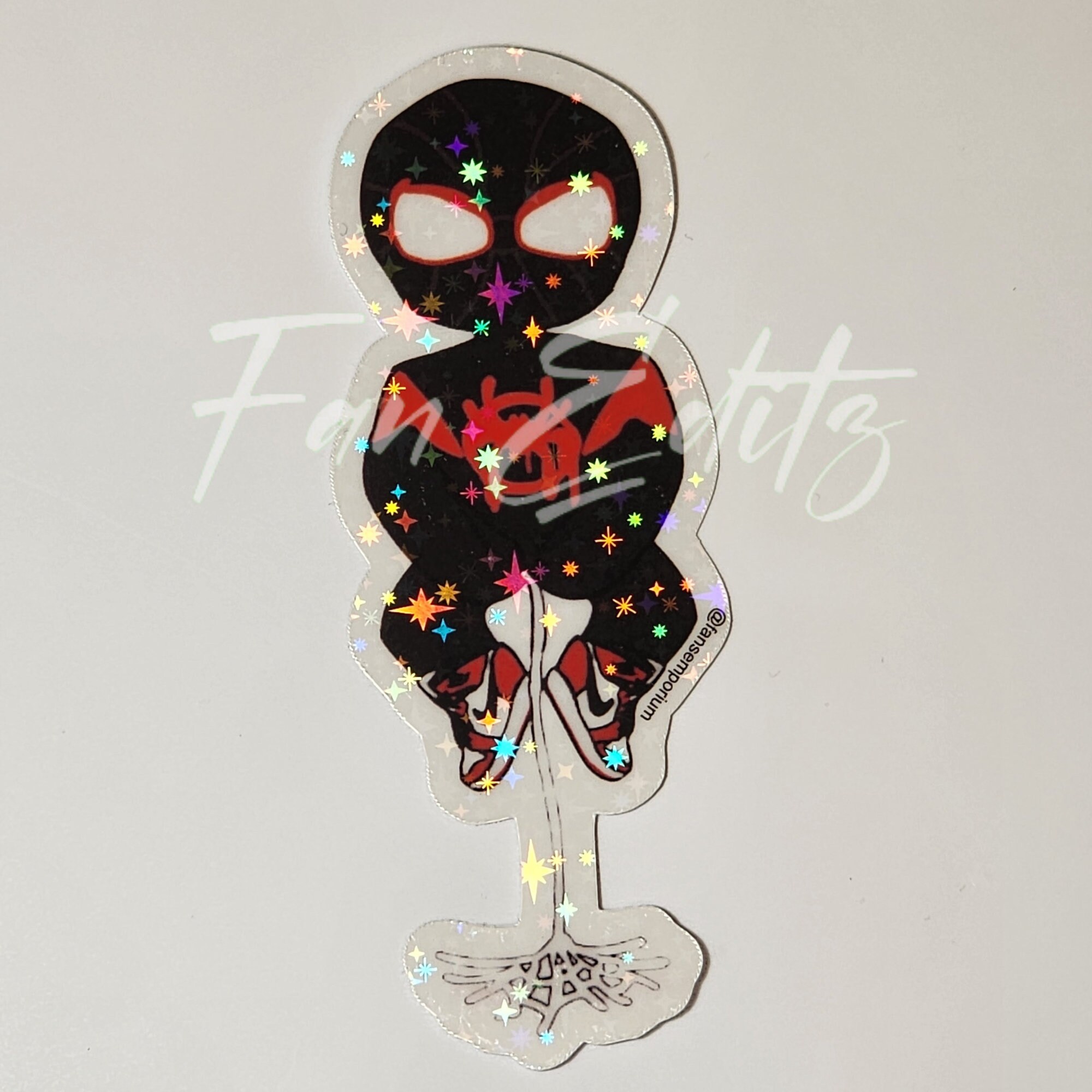 Miles Morales Sticker, Spiderverse Sticker, Premium Sticker, Across