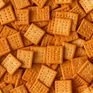 Cheesy Crackers: High Quality Seamless Tile Art - Perfect for Backgrounds and Graphic Design - Digital Wallpaper Pattern Download