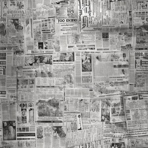 Newspaper Print: Distinctive Seamless Tile Art - Perfect for Backgrounds and Graphic Design - Digital Wallpaper Pattern Download