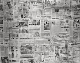 Newspaper Print v1: Distinctive Seamless Tile Art - Perfect for Backgrounds and Graphic Design - Digital Wallpaper Pattern Download