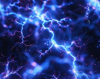 High Voltage: Lit Seamless Tile Art - Perfect for Backgrounds and Graphic Design - Digital Wallpaper Pattern Download electric lightning