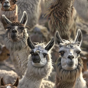 Tom Llamas: High Quality Seamless Tile Art - Perfect for Backgrounds and Graphic Design - Digital Wallpaper Pattern Download domestic camel