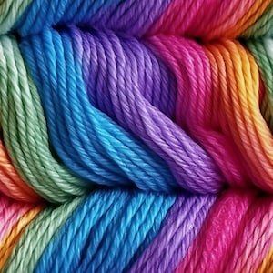 Rainbow Threads: Stunning Seamless Tile Art - Perfect for Backgrounds and Graphic Design - Digital Wallpaper Pattern Download
