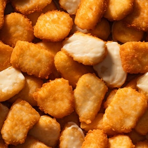 Chicken Nuggets: Delicious Seamless Tile Art - Perfect for Backgrounds and Graphic Design - Digital Wallpaper Pattern Download snack