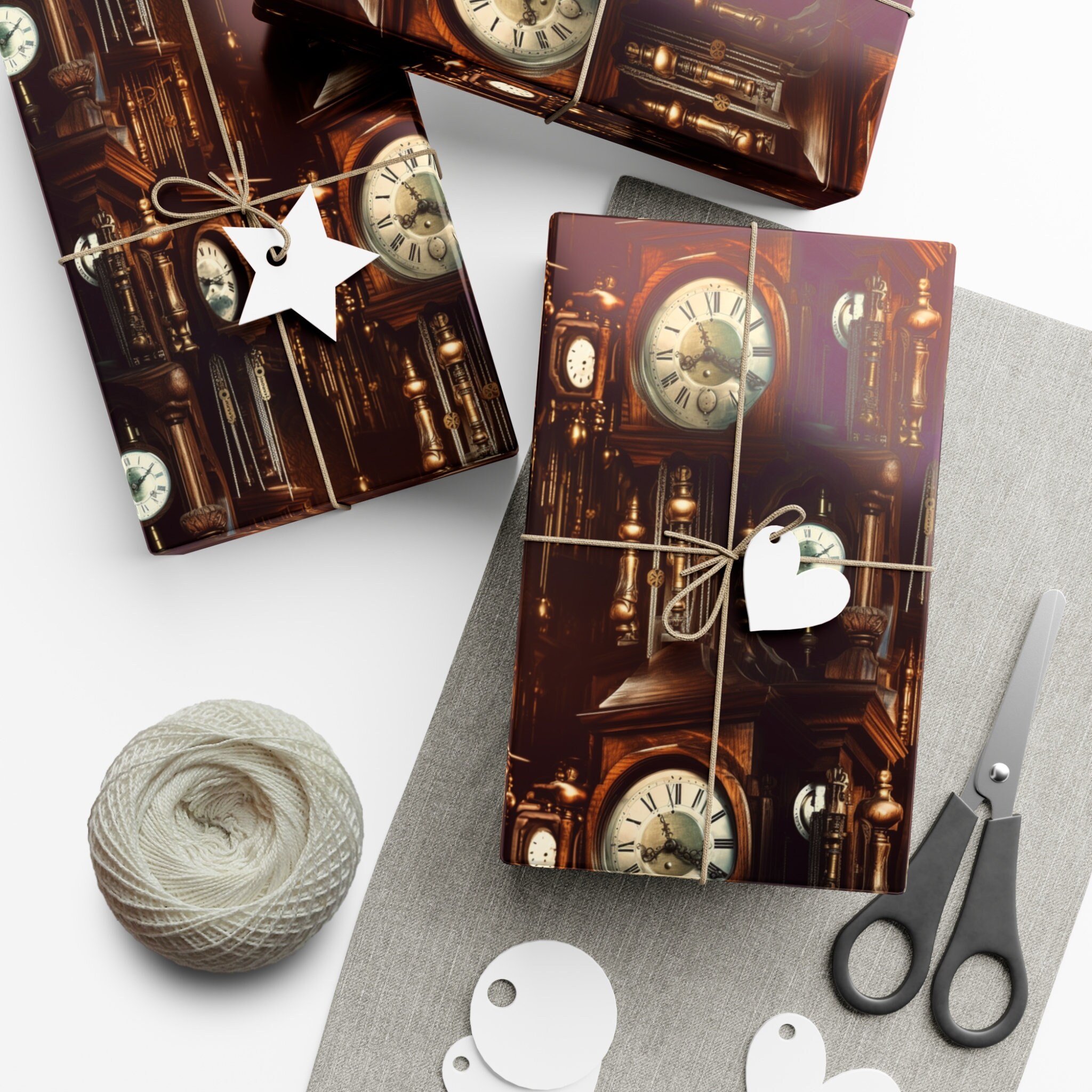 Gift Wrapper Repeating Odd Grandfathers: Premium Gift Wrap - Decorative Repeating Pattern ...