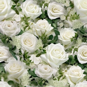 White Rose Blooms: High Quality Seamless Tile Art - Perfect for Backgrounds and Graphic Design - Digital Wallpaper Pattern Download friends
