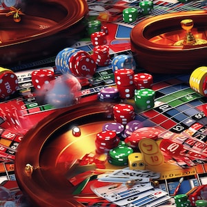 Casino Royale: Stunning Seamless Tile Art - Perfect for Backgrounds and Graphic Design - Digital Wallpaper Pattern Download