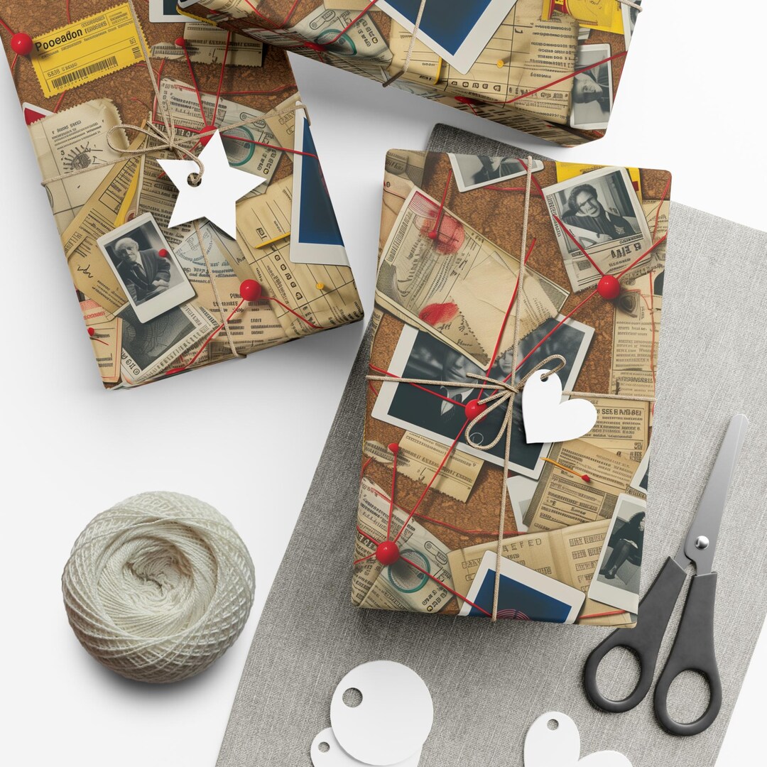 Forensic Evidence: Premium Gift Wrap - Decorative Repeating Pattern ...