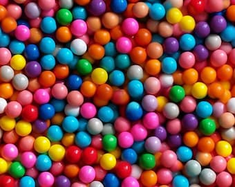 Gumball Jackpot: Stunning Seamless Tile Art - Perfect for Backgrounds and Graphic Design - Digital Wallpaper Pattern Download