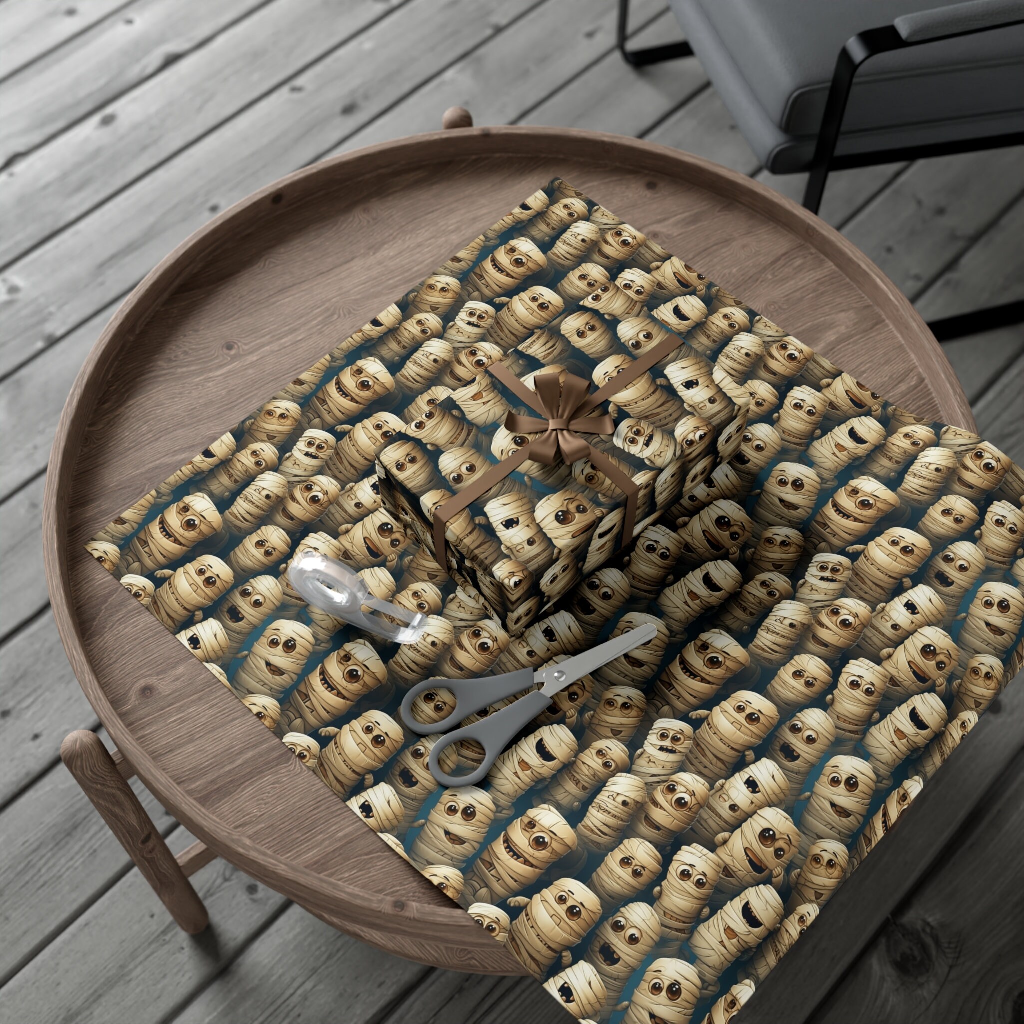 Mummy Minions: Premium Gift Wrap - Decorative Repeating Pattern, Matte ...