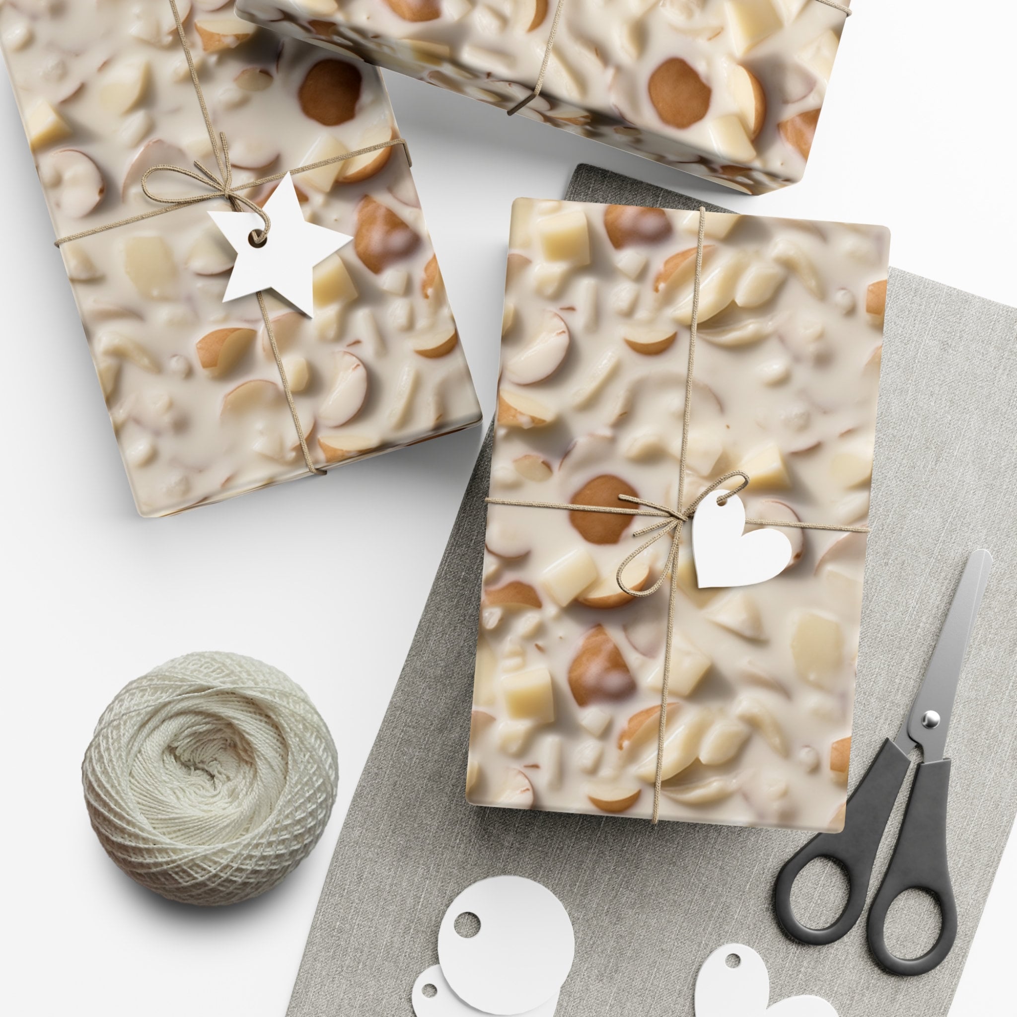 Soup Sides, New England Clam Chowder: Premium Gift Wrap - Decorative ...