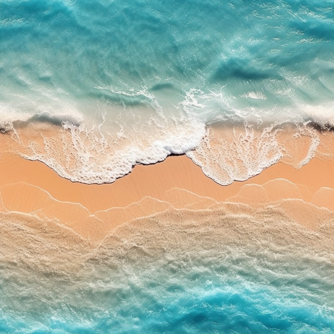 Sandy Beach: Stunning Seamless Tile Art Perfect for Backgrounds and
