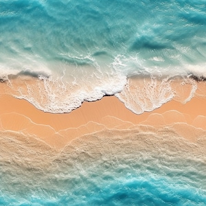 Sandy Beach: Stunning Seamless Tile Art - Perfect for Backgrounds and Graphic Design - Digital Wallpaper Pattern Download