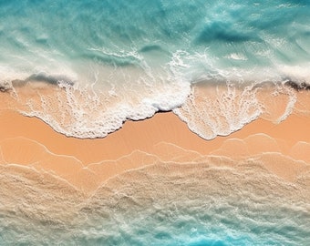 Sandy Beach: Stunning Seamless Tile Art - Perfect for Backgrounds and Graphic Design - Digital Wallpaper Pattern Download