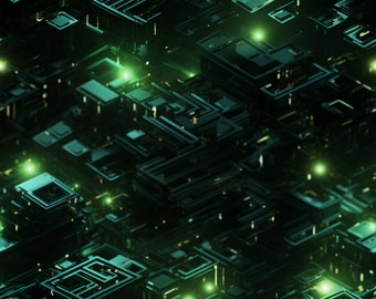 We Are Borg: Atemberaubende nahtlose Fliesenkunst - perfekt für Hintergründe und Grafikdesign - Assimilate Wolf 359. Digitaler Download