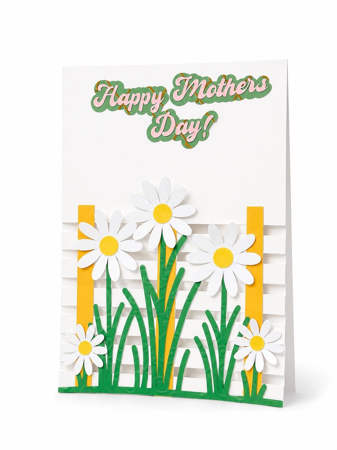 Handmade Daisy Pop up Card for Mom, 3D Floral Mother’s Day Greeting - Etsy