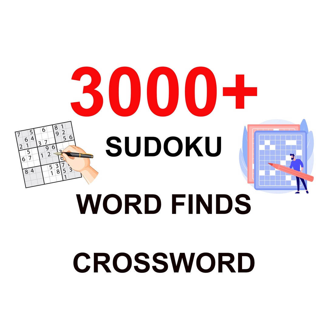 Websudoku Word Finds Sudoku Washington Post Crossword New York Etsy