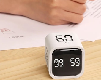 Pomodoro Cube Timer, Preset Flip Countdown, ADHD Focus Tool