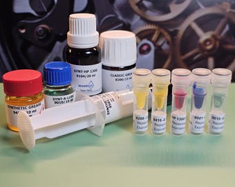 Moebius Watch Oil Start Kit: Repackaged Oils 0.2ml 9010, 1300, 9415, 9501, 8200