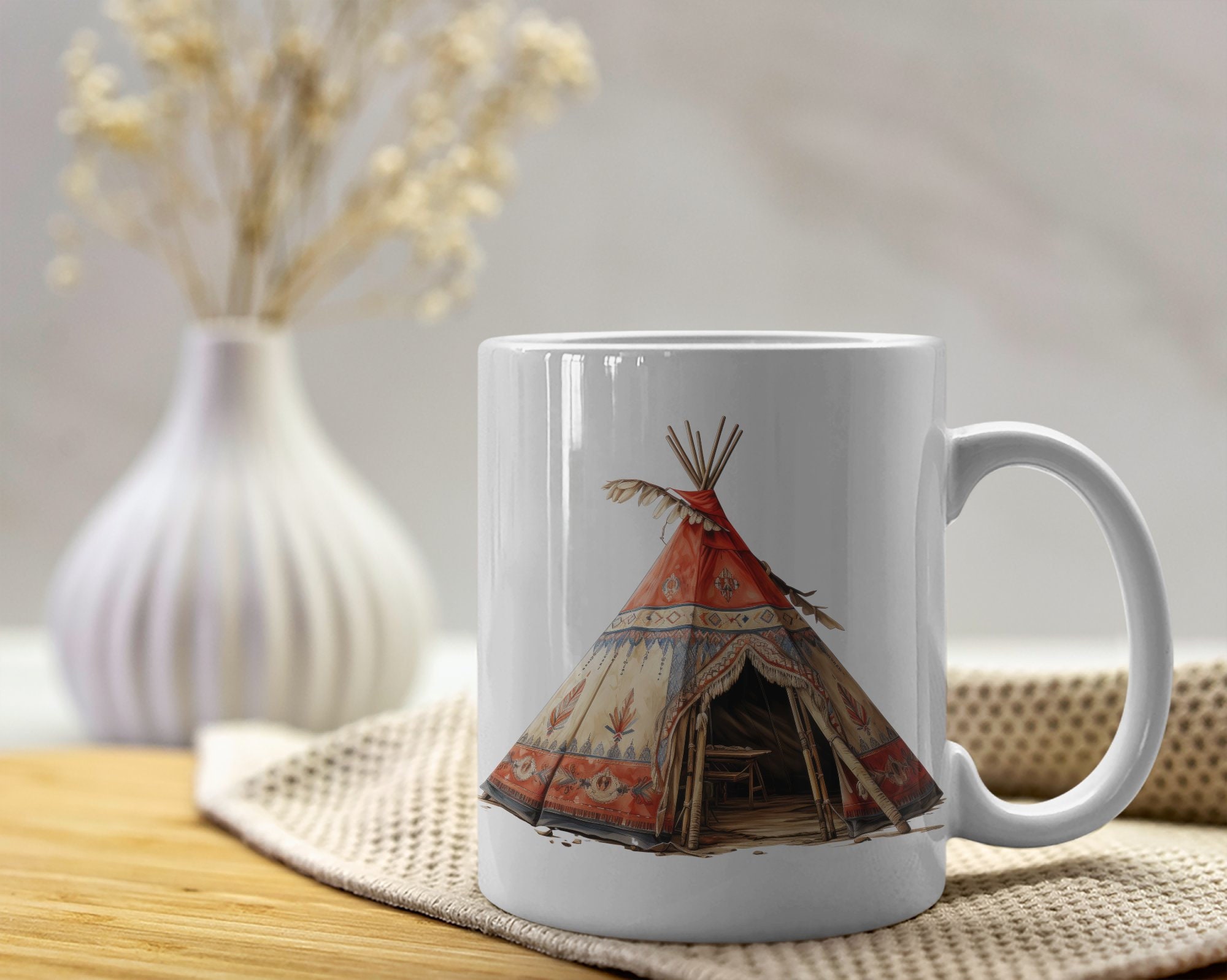 Boho Teepee Clipart Bundle of 36 Quality Transparent - Etsy
