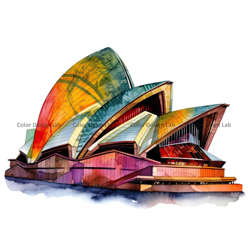 Sydney Opera House Clipart 8 High-quality PNG Instant - Etsy