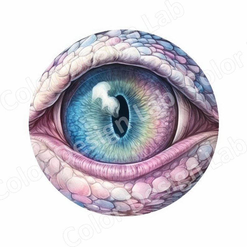 Dragon Eye Printable Clipart Set of 8 High-resolution Pngs - Etsy