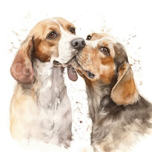 Erstellen Sie etwas Besonderes mit Puppy Kisses druckbare Clipart-Set - 8 Puppy Kisses Art PNG, digitaler Download, kommerzielle Nutzung erlaubt