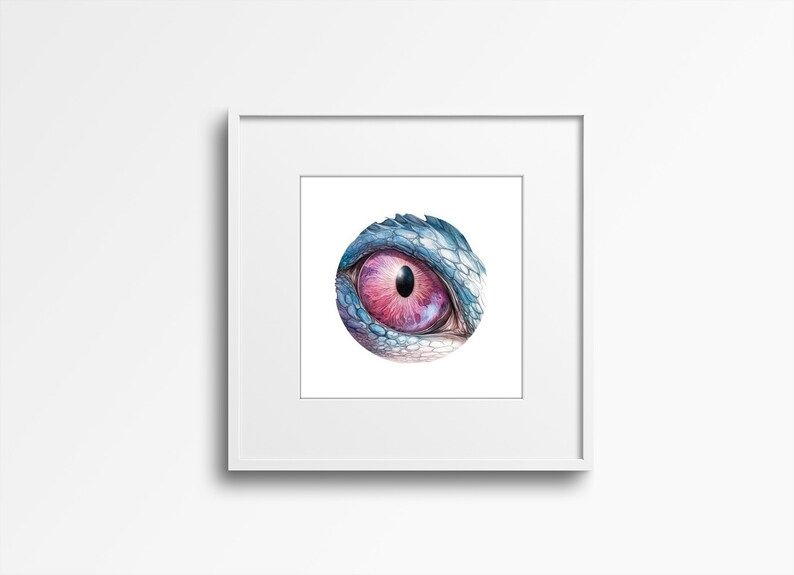 Dragon Eye Printable Clipart Set of 8 High-resolution Pngs - Etsy