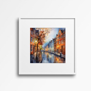 Bruges Belgium Printable Clipart Set of 8 High-resolution - Etsy