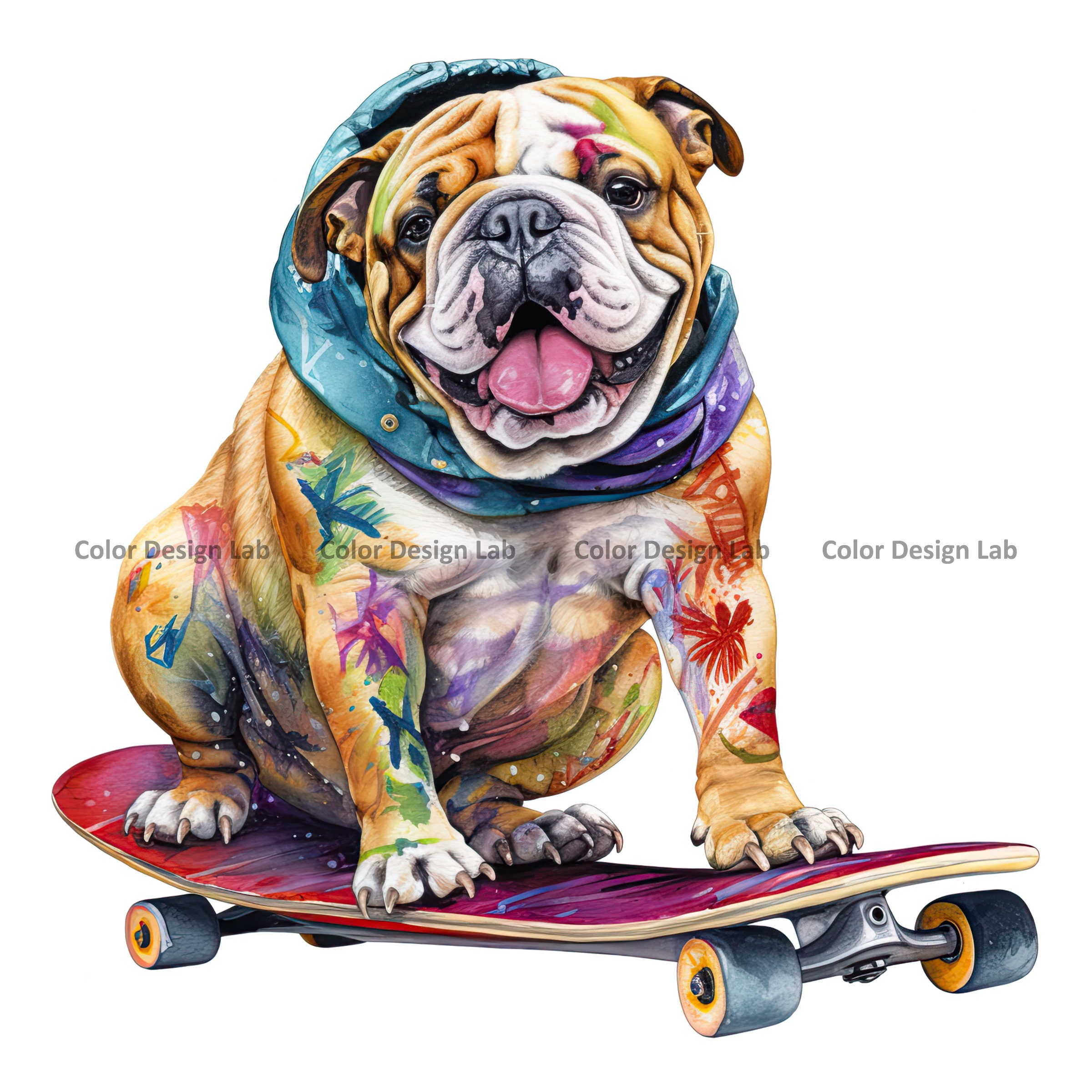 BULLDOGS-ART FTC-XL スケートボード ブルドックアート