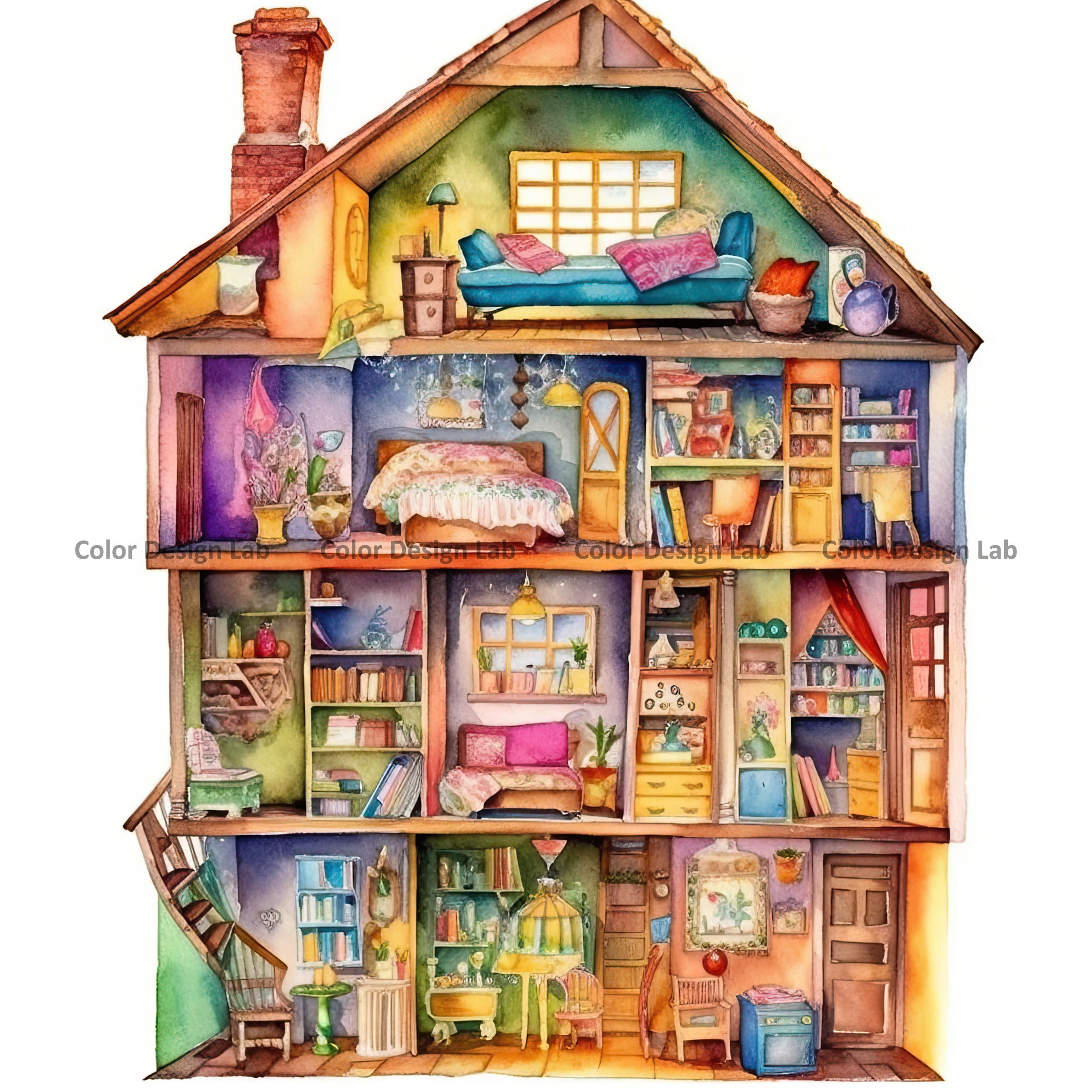 Doll Toy House PNG, Clipart, Area, Doll, Drawing, Free Content