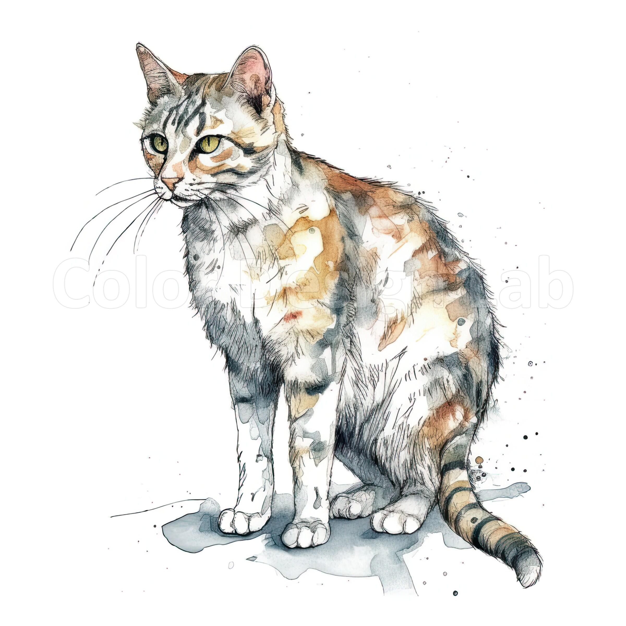 Manx Cat Clipart Set 8 PNG imprimible de alta resolución - Etsy España