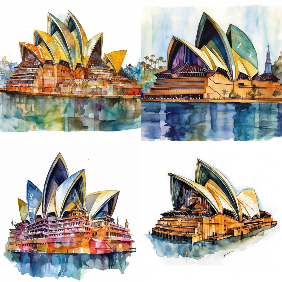 Sydney Opera House Clipart 8 High-quality PNG Instant - Etsy