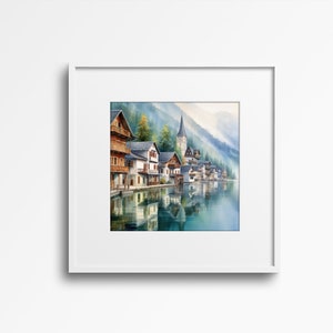 Hallstatt, Austria Printable Clipart Set, 8 High-resolution Pngs ...