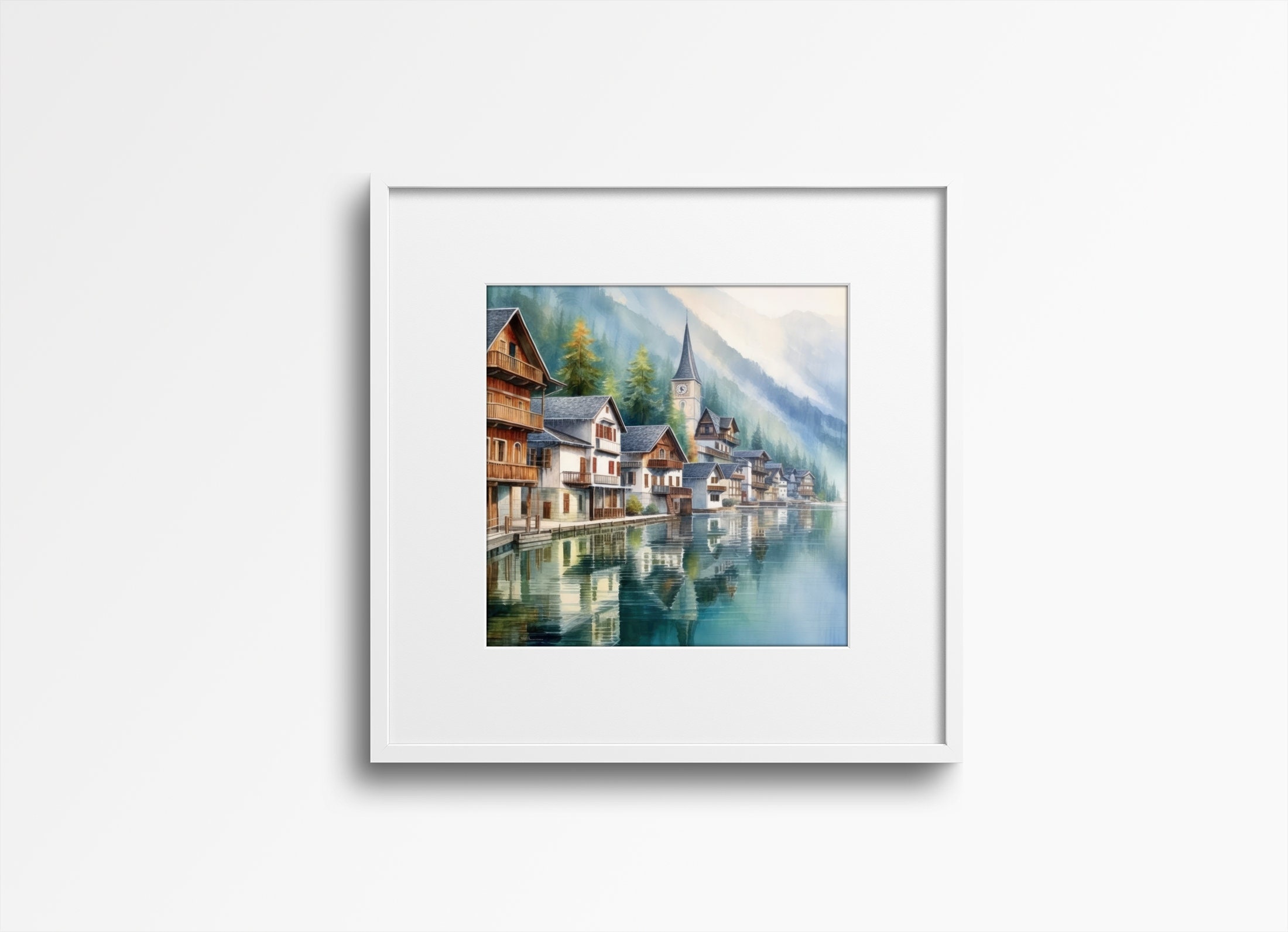 Hallstatt Austria Printable Clipart Set 8 High-resolution - Etsy UK