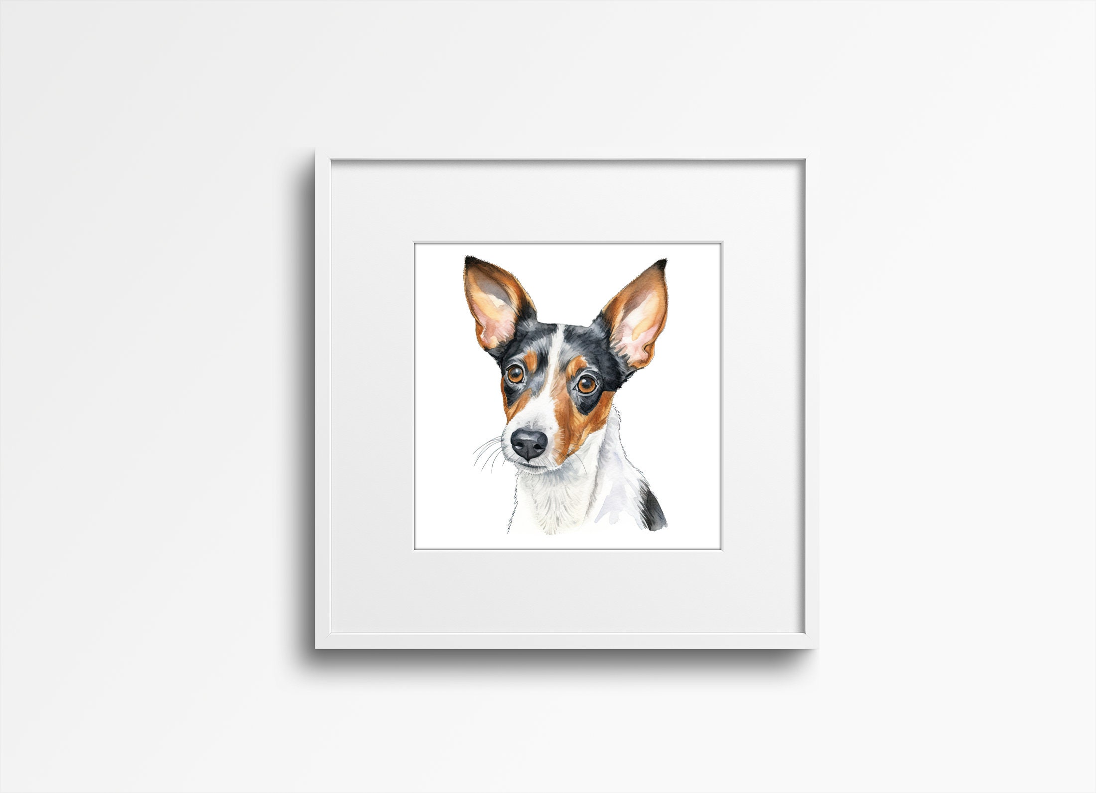 Playful Toy Fox Terrier Clipart Set of 8 Printable Dog Art Etsy