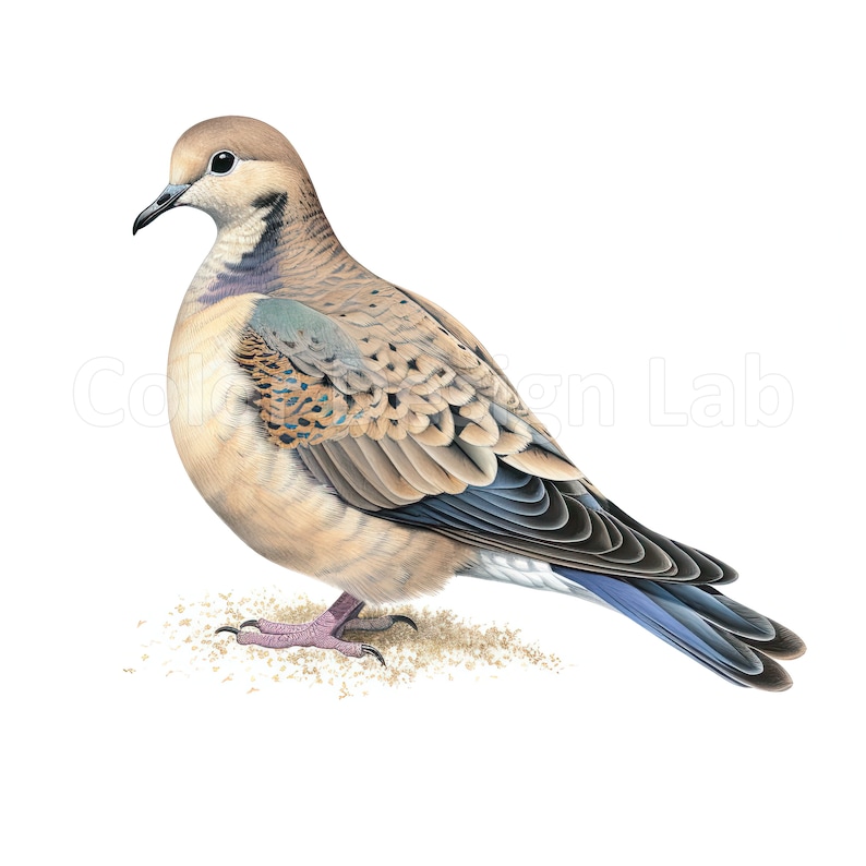 Mourning Dove Clipart 8 Printable Art Set High Quality PNG - Etsy