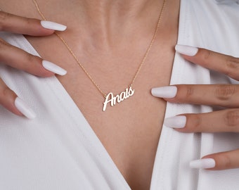 Tiny Name Necklace, Stylish Gift For Her, Dainty Name Necklace, Personalized Gift for Her, Name Necklace Gold, Mother's Day Gifts For Mom